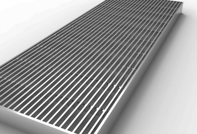 Stainless steel store grating